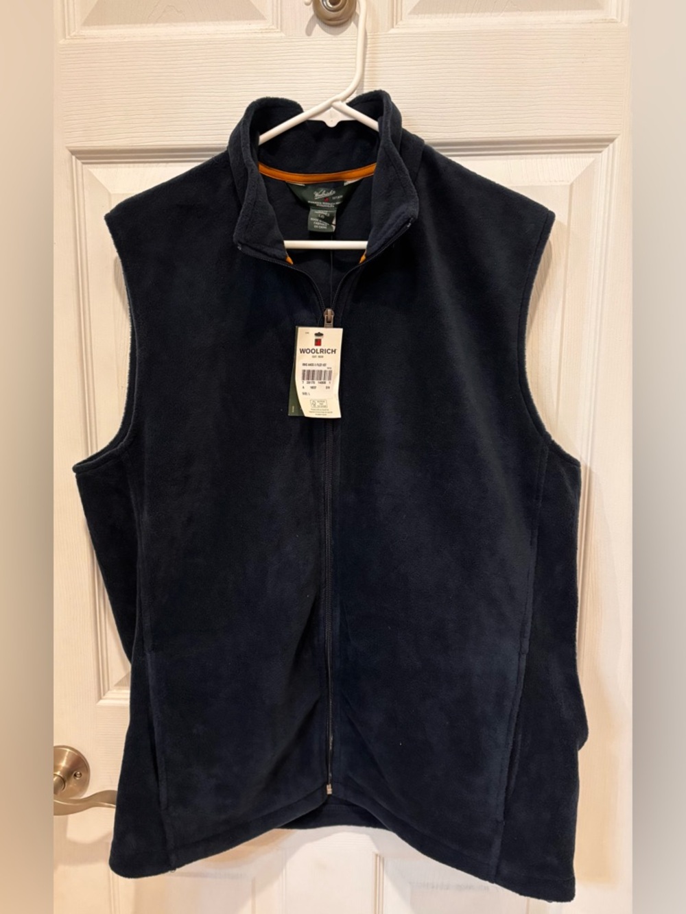 Woolrich  Navy‎ Fleece Vest - Zip Front